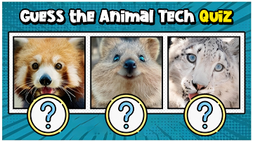 Can You Spot the Animal Behind the Tech?