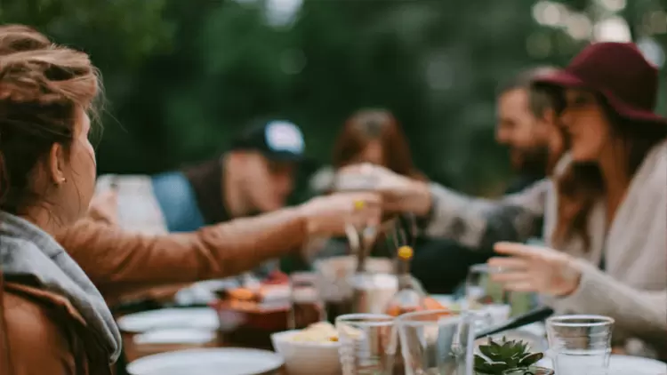 A friend invited you to dinner. Although you're already full, they still encourage you to have some dessert. What would you do?