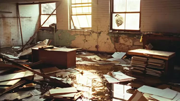 When you find old documents on the ground, you: