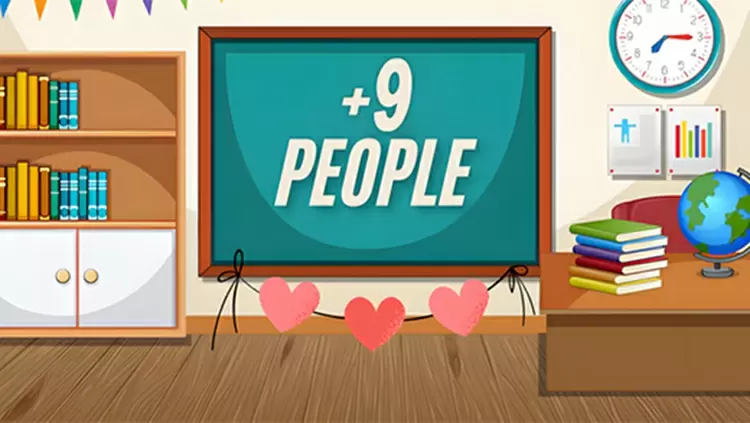 9+ people have a crush on you.  