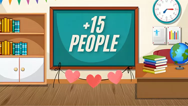 15+ people have a crush on you.  