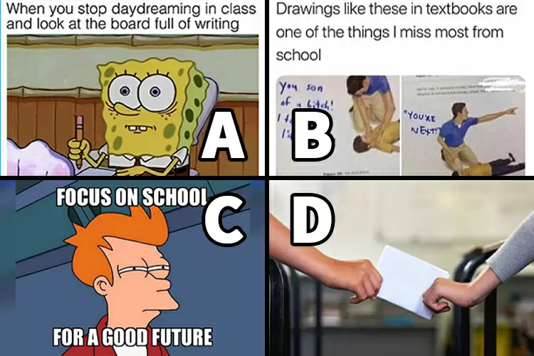 What do you usually do when class gets boring?