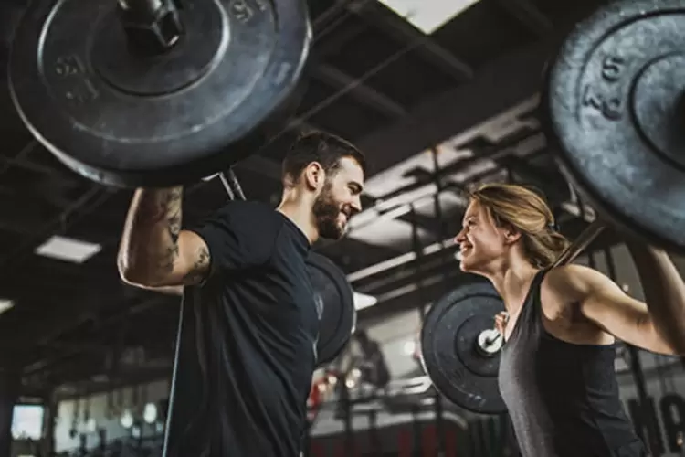 Your gym buddy is secretly in love with you! 