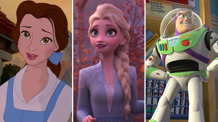 You're a combo of Belle, Elsa, and Buzz Lightyear!