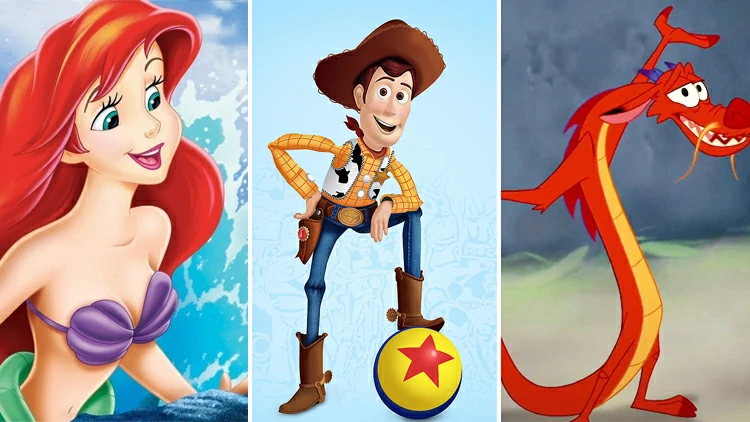 You're a combo of Ariel, Woody, and Mushu!