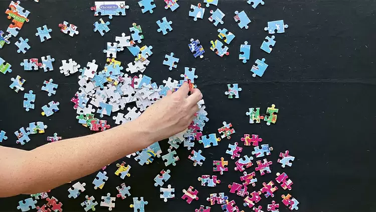 You're doing a puzzle and find a piece is missing. What will you do?