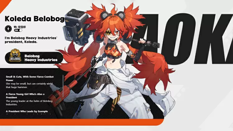 Koleda Belobog  --  Belobog Heavy Industries